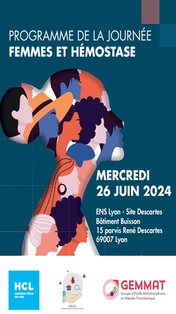 Affiche 3ème journée rhônalpine femmes et hémostase